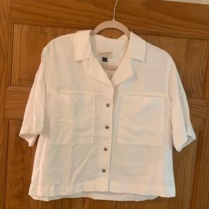 Universal Thread Linen Button Down Top